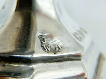 4 Zoutkommen + zoutvat met binnenbak en lepel, Deakin, Chester, 1897