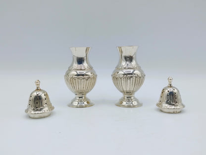 Zilveren peper- en zoutstel, S. Blanckensee & Son,  Birmingham, 1898