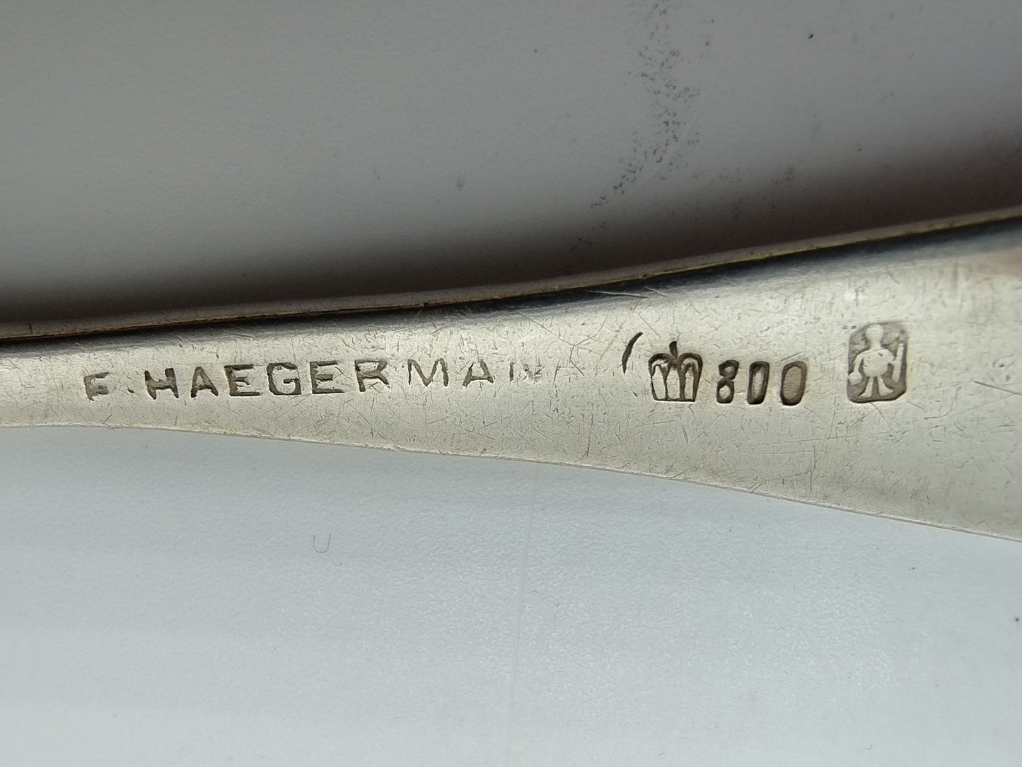 Zilveren lepel, G. Haegermann, Burgdorf / Hannover, ca. 1900