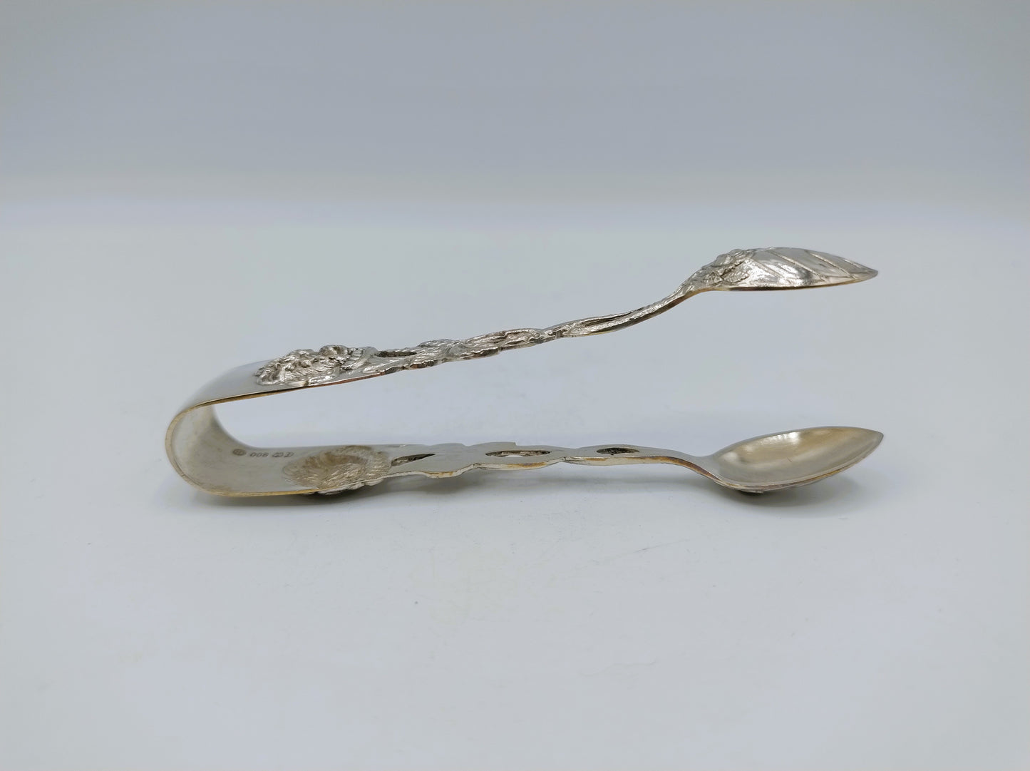 Zilveren klontjestang, Gebr. Reiner, Krombach Bayern, ca. 1920