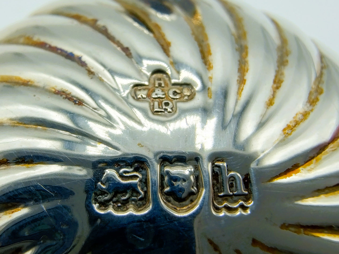 5 Zoutvaten, Attenborough & Co, Chester en Woodward & Co, Londen, 1903/1908