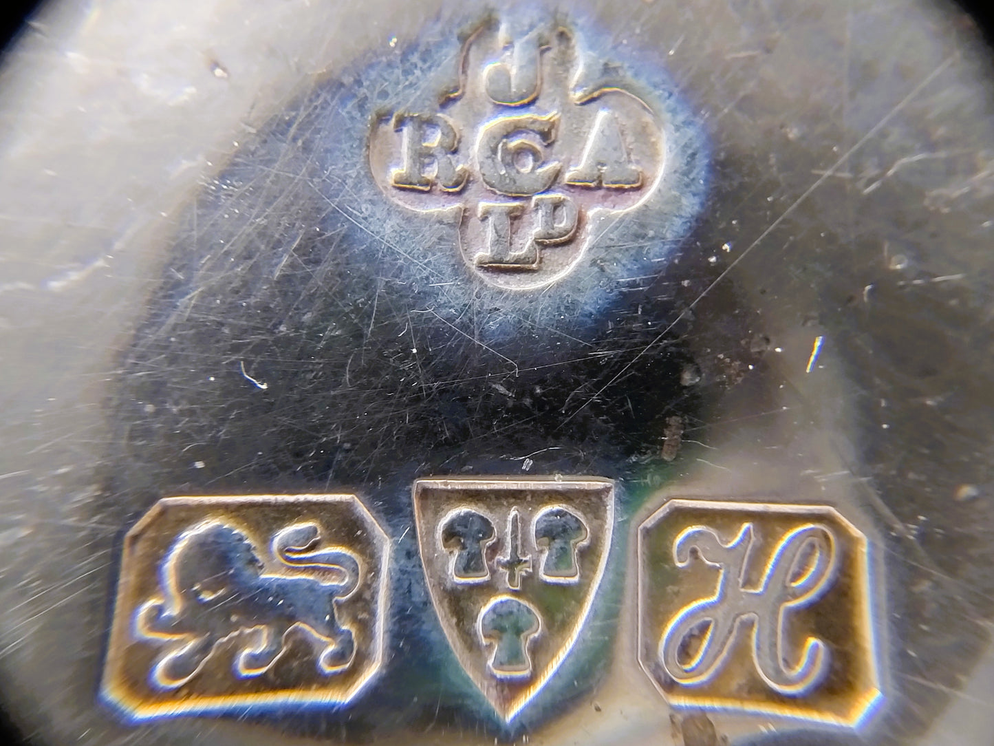 5 Zoutvaten, Attenborough & Co, Chester en Woodward & Co, Londen, 1903/1908