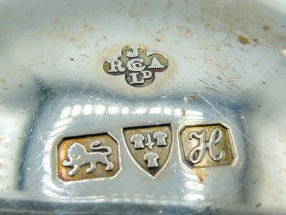 5 Zoutvaten, Attenborough & Co, Chester en Woodward & Co, Londen, 1903/1908
