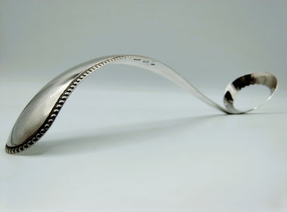 Zilveren eierlepel of eierschep, J. Boon, Schoonhoven 1900