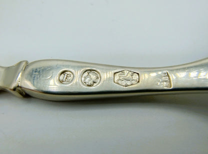 Zilveren ijslepel met benen heft, P.L. Uriot, Amsterdam, 1839