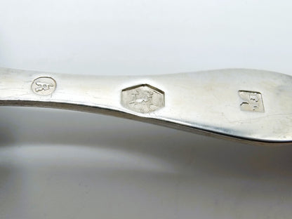 Zilveren botermes met carneolen heft, F.J. de Leeuw, 's-Hertogenbosch, 1869