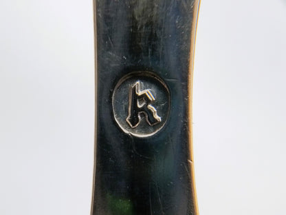 Zilveren botermes met carneolen heft, F.J. de Leeuw, 's-Hertogenbosch, 1869