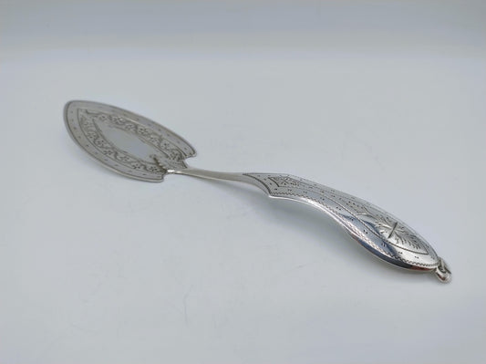 Zilveren pasteischep, N.B.A. Visser, Den Bosch, 1882