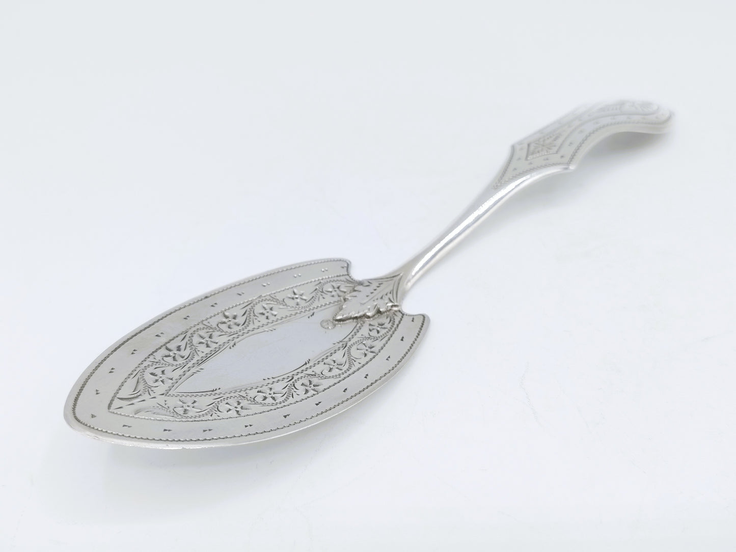 Zilveren pasteischep, N.B.A. Visser, Den Bosch, 1882