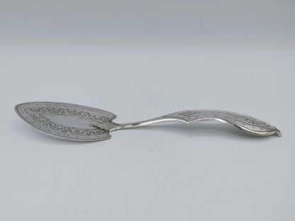 Zilveren pasteischep, N.B.A. Visser, Den Bosch, 1882