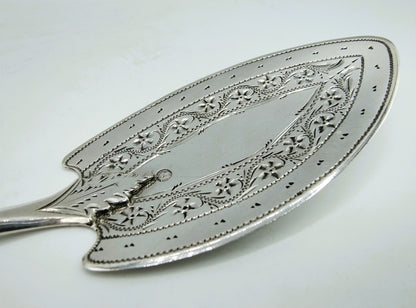 Zilveren pasteischep, N.B.A. Visser, Den Bosch, 1882