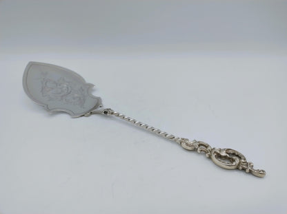 Zilveren pasteischep, J.M. van Kempen en Zn, Voorschoten, 1892