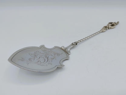 Zilveren pasteischep, J.M. van Kempen en Zn, Voorschoten, 1892