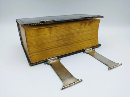 Bibel mit silbernen Schließen, H.H. van de Dool, Schoonhoven, 1841