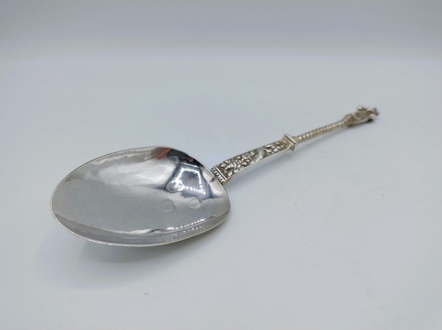 Zilveren apostellepel, R. Scheltens, Groningen, 19e eeuws
