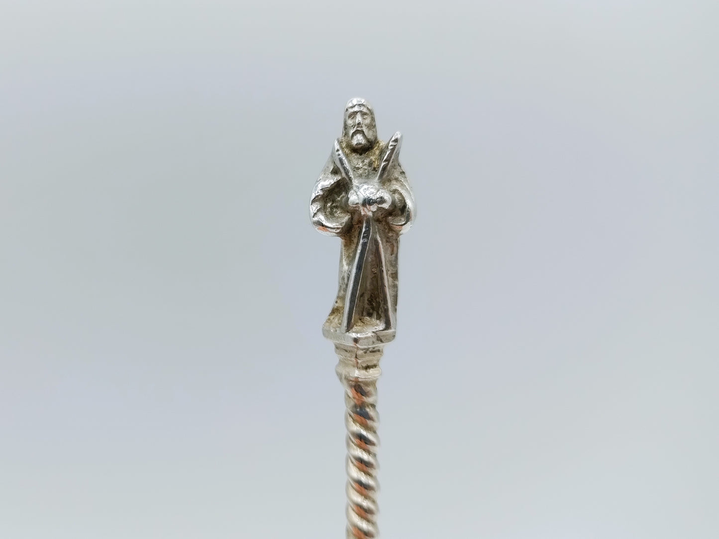 Zilveren apostellepel, R. Scheltens, Groningen, 19e eeuws