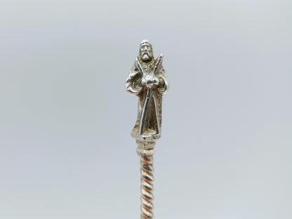 Zilveren apostellepel, R. Scheltens, Groningen, 19e eeuws