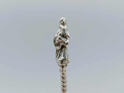 Zilveren apostellepel, R. Scheltens, Groningen, 19e eeuws
