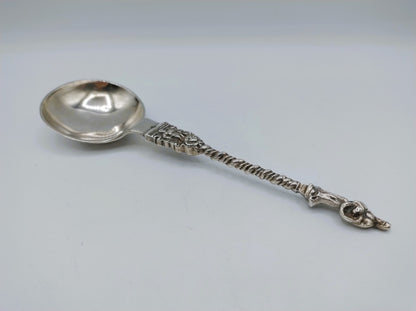 Zilveren apostellepel, R. Scheltens, Groningen, 19e eeuws