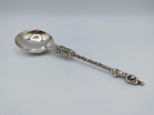 Zilveren apostellepel, R. Scheltens, Groningen, 19e eeuws