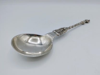 Zilveren apostellepel, R. Scheltens, Groningen, 19e eeuws