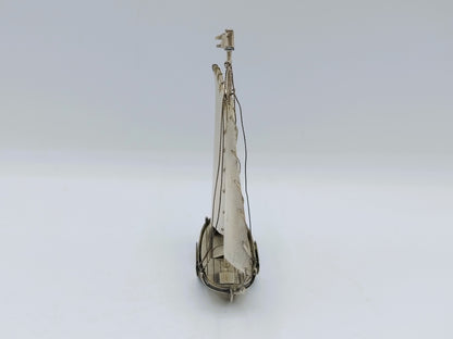 Zilveren miniatuur tjalk, H. Hooijkaas, Schoonhoven, 1978