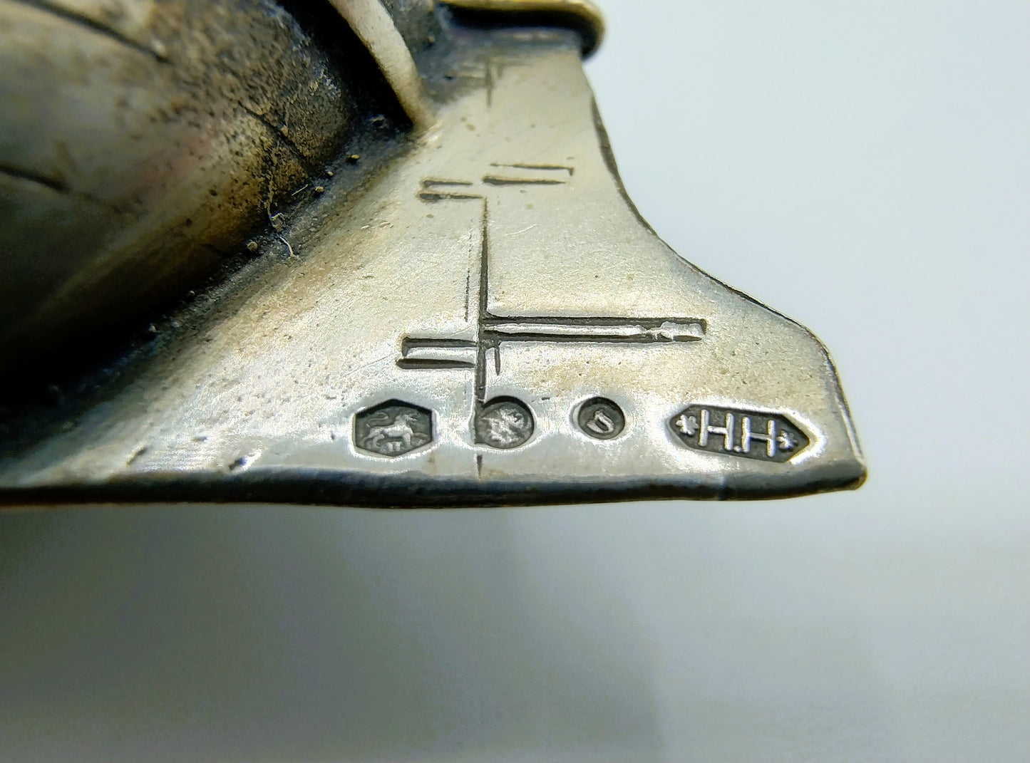 Zilveren miniatuur tjalk, H. Hooijkaas, Schoonhoven, 1978