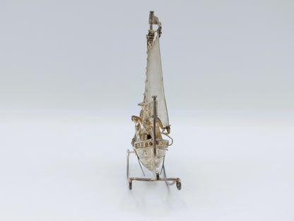 Zilveren miniatuur botter, J. van Straten, Hoorn, 1898