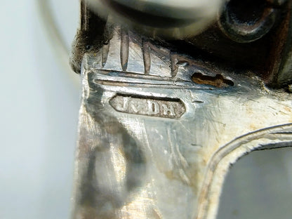 Zilveren miniatuur vissersboot, J. van Dijk, Hoorn, ca. 1915