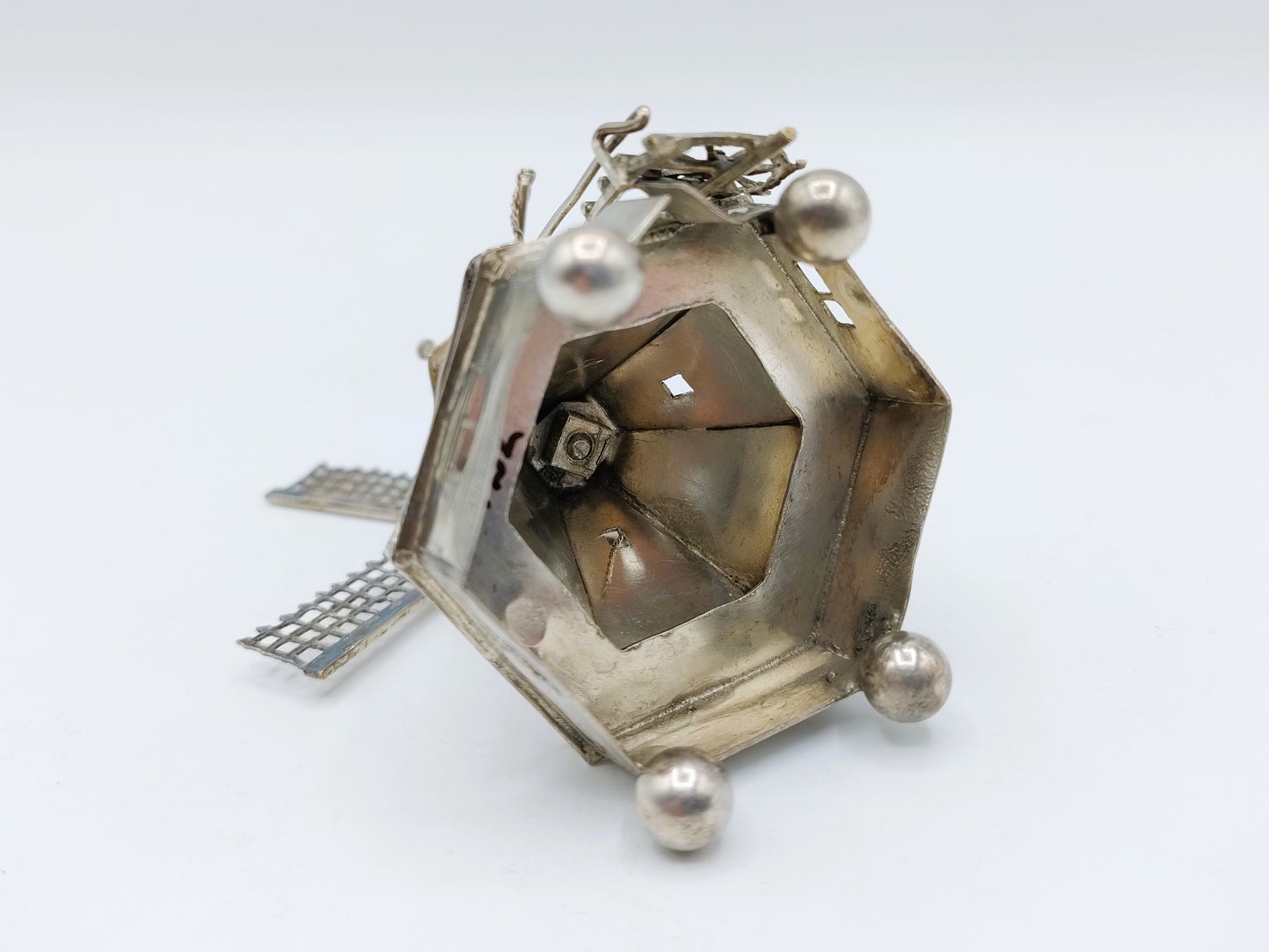 Zilveren miniatuur molen, J. van Straten,  Hoorn, 1899