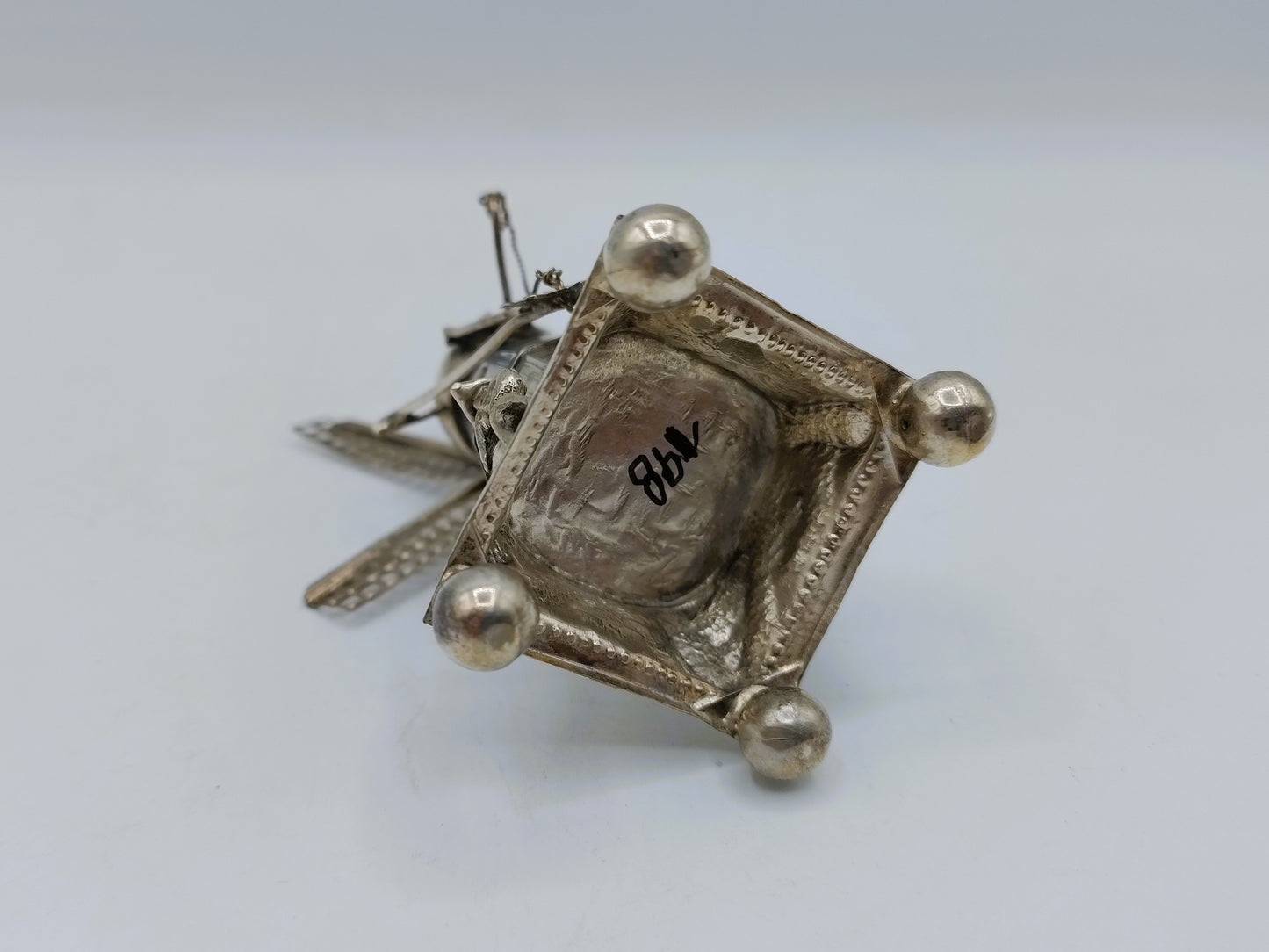 Zilveren miniatuur molen, J. Verhoogt, Hoorn, 1910