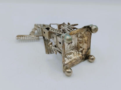 Zilveren miniatuur windmolen, 19e eeuws