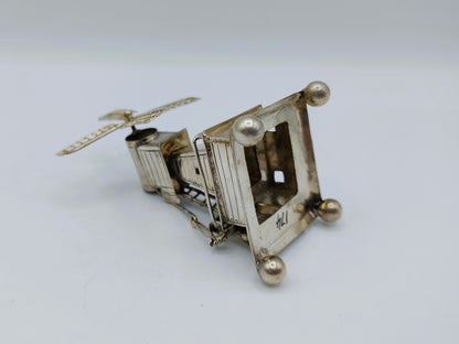 Zilveren miniatuur windmolen, J. van Straten,  Hoorn, 1904