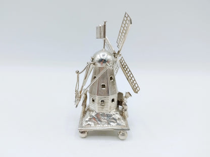 Zilveren miniatuur molen, J. Verhoogt, Hoorn, 1903