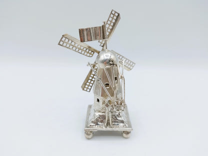 Zilveren miniatuur molen, J. Verhoogt, Hoorn, 1903