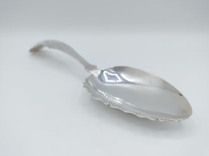 Zilveren serveerlepel, J. Kooiman, Schoonhoven, 1866