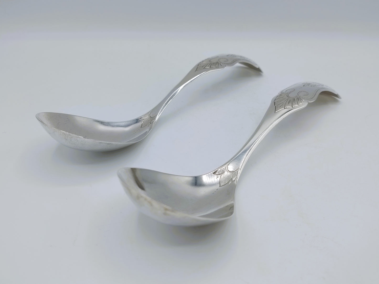Set zilveren confiture- of jamlepels, J.M. van Kempen & Zn, Voorschoten, 1877