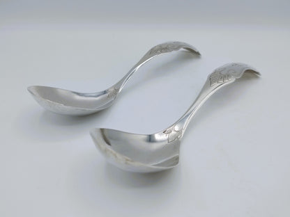 Set zilveren confiture- of jamlepels, J.M. van Kempen & Zn, Voorschoten, 1877