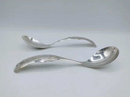 Set zilveren confiture- of jamlepels, J.M. van Kempen & Zn, Voorschoten, 1877