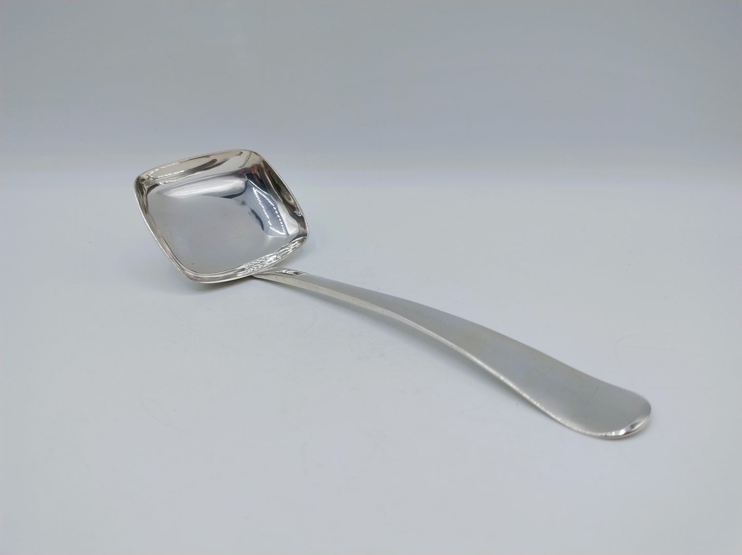 Zilveren saus- of juslepel, C. Boon, Schoonhoven, 1858