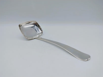 Zilveren saus- of juslepel, C. Boon, Schoonhoven, 1858