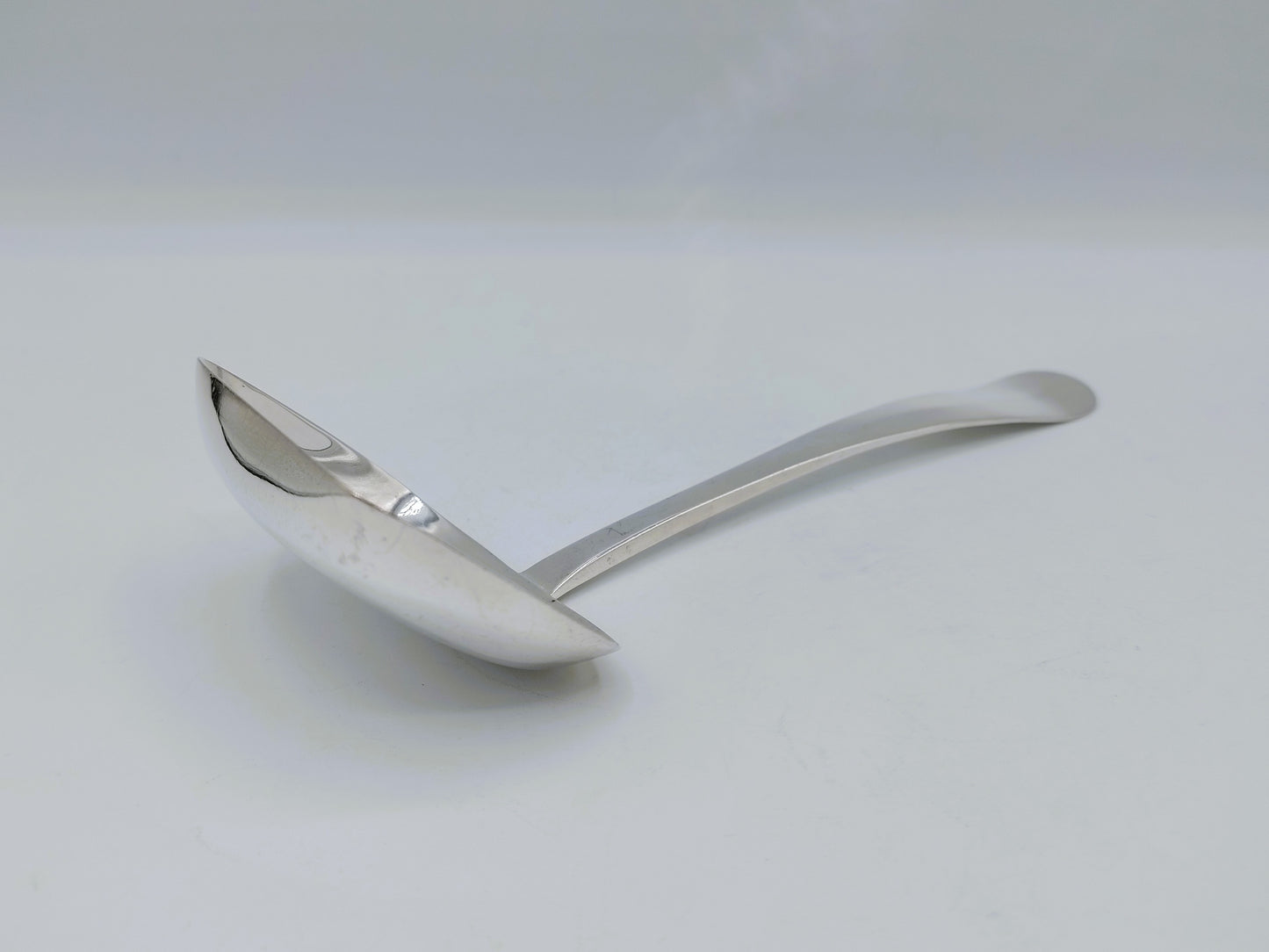 Zilveren saus- of juslepel, C. Boon, Schoonhoven, 1858