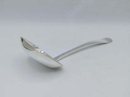 Zilveren saus- of juslepel, C. Boon, Schoonhoven, 1858