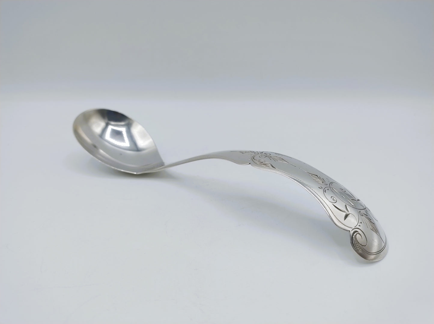 Zilveren confiture- of jamlepel, J.M. van Kempen & Zn, Voorschoten, 1880