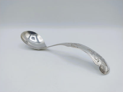 Zilveren confiture- of jamlepel, J.M. van Kempen & Zn, Voorschoten, 1880