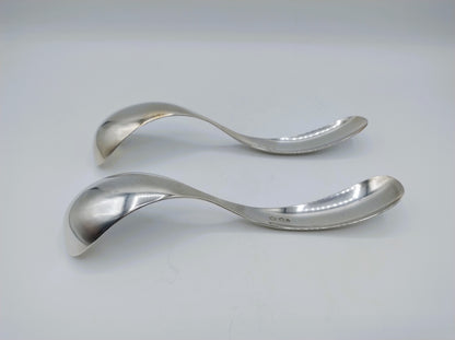 Set zilveren confiture- of jamlepels, J. Kooiman, Schoonhoven, 1883