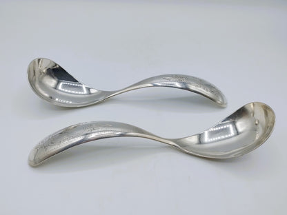 Set zilveren confiture- of jamlepels, J. Kooiman, Schoonhoven, 1883