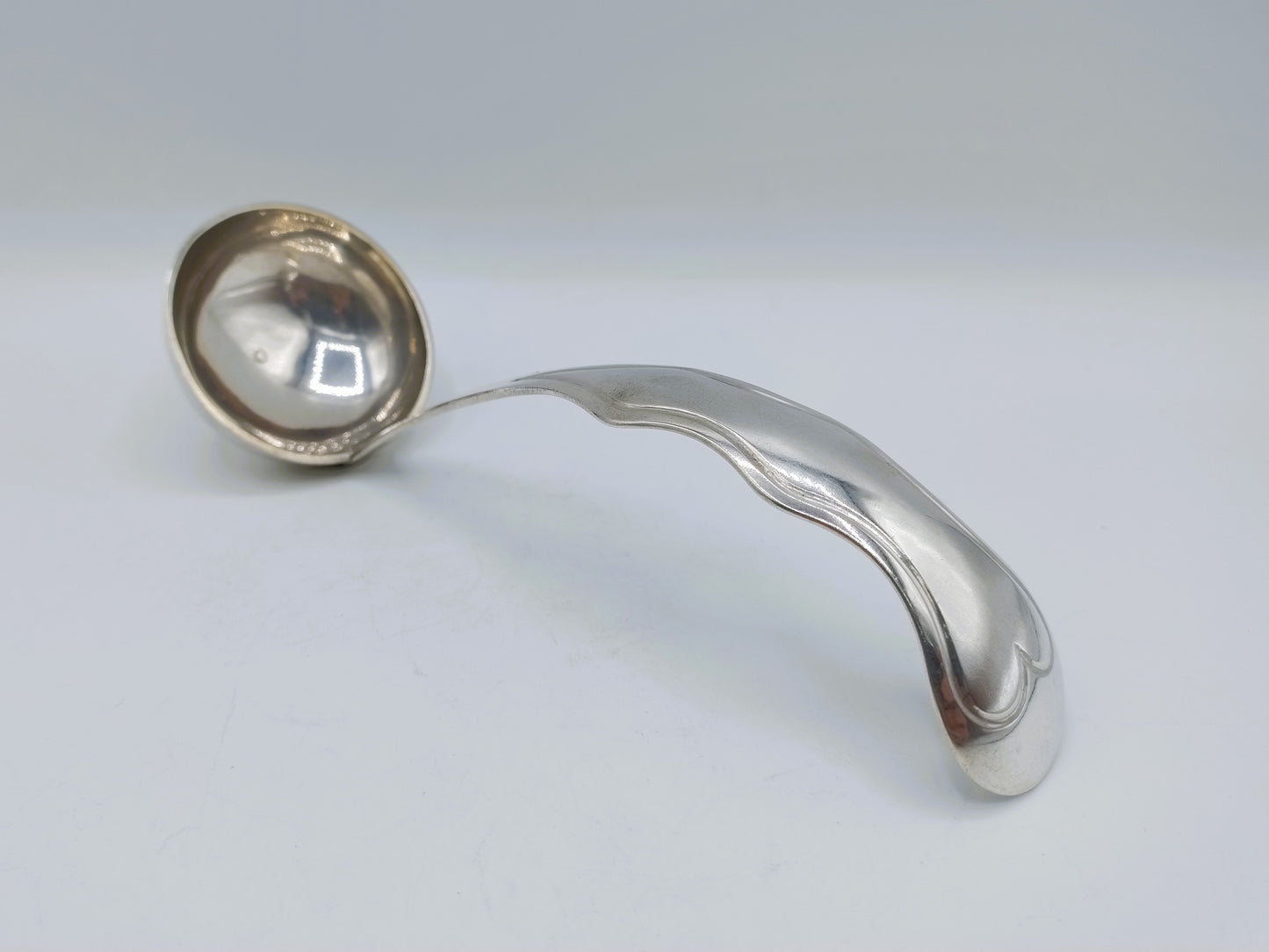 Silver sauce spoon, J. van Wijk Jzn, Amsterdam, 1867