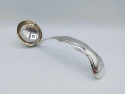 Silver sauce spoon, J. van Wijk Jzn, Amsterdam, 1867