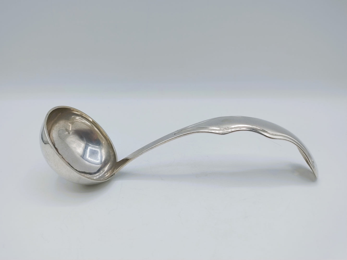 Silver sauce spoon, J. van Wijk Jzn, Amsterdam, 1867